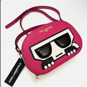 𝓚𝓐𝓡𝓛 𝓛𝓐𝓖𝓔𝓡𝓕𝓔𝓛𝓓 Maybelle Choupette Cat Top-Handle Bag - $178 msrp